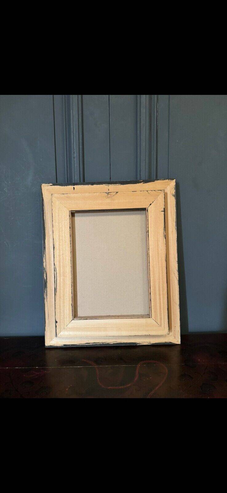 Oil on canvas modern composition Manuela Dikoumé 20th black frame