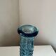 Vintage carafe with blue bubbles, glass, Empoli, Italy, 1960s