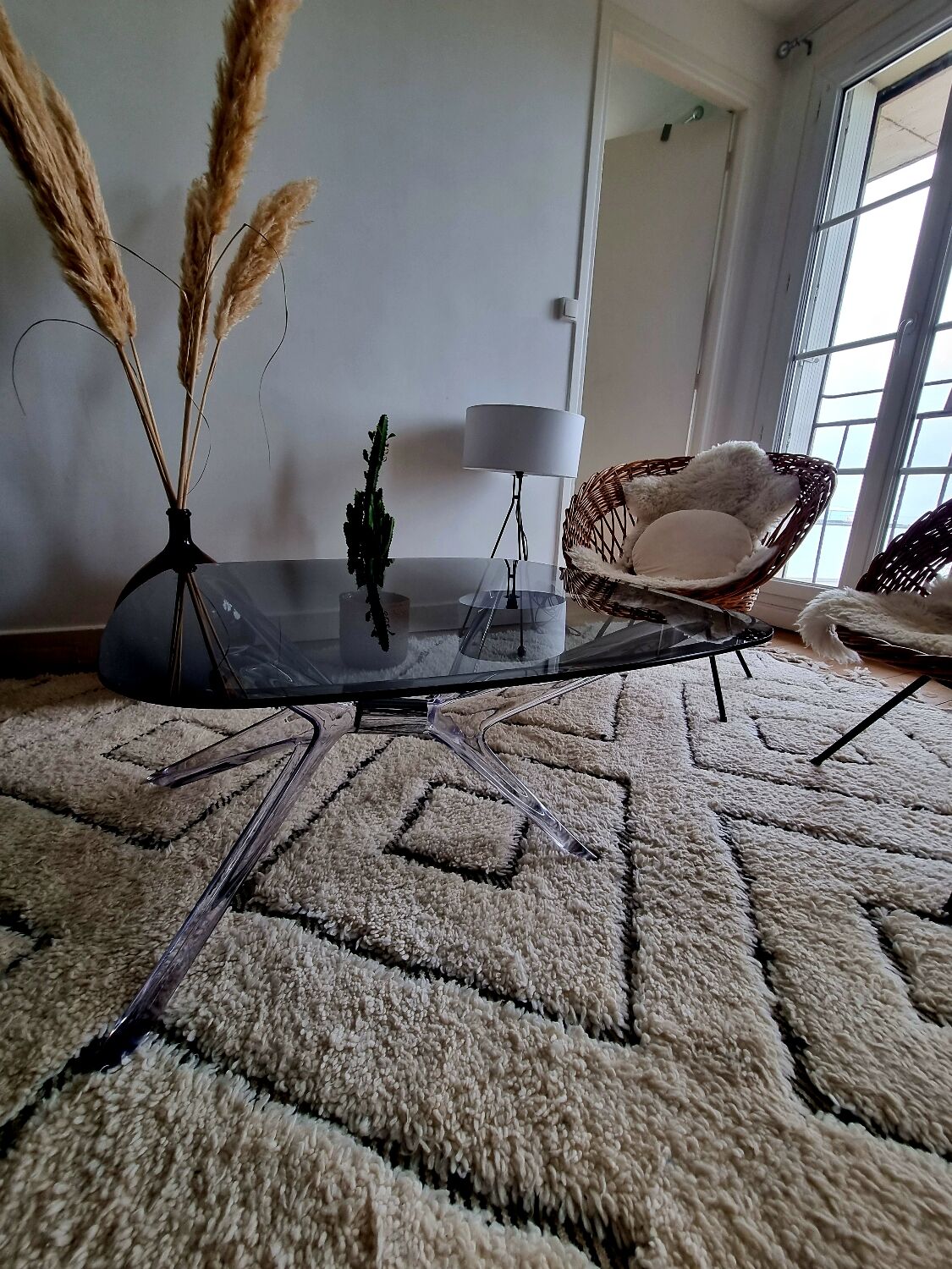 Blast coffee table design Philippe Starck, Kartell