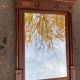 Henri II mirror in solid oak, 90x117cm, 19th century