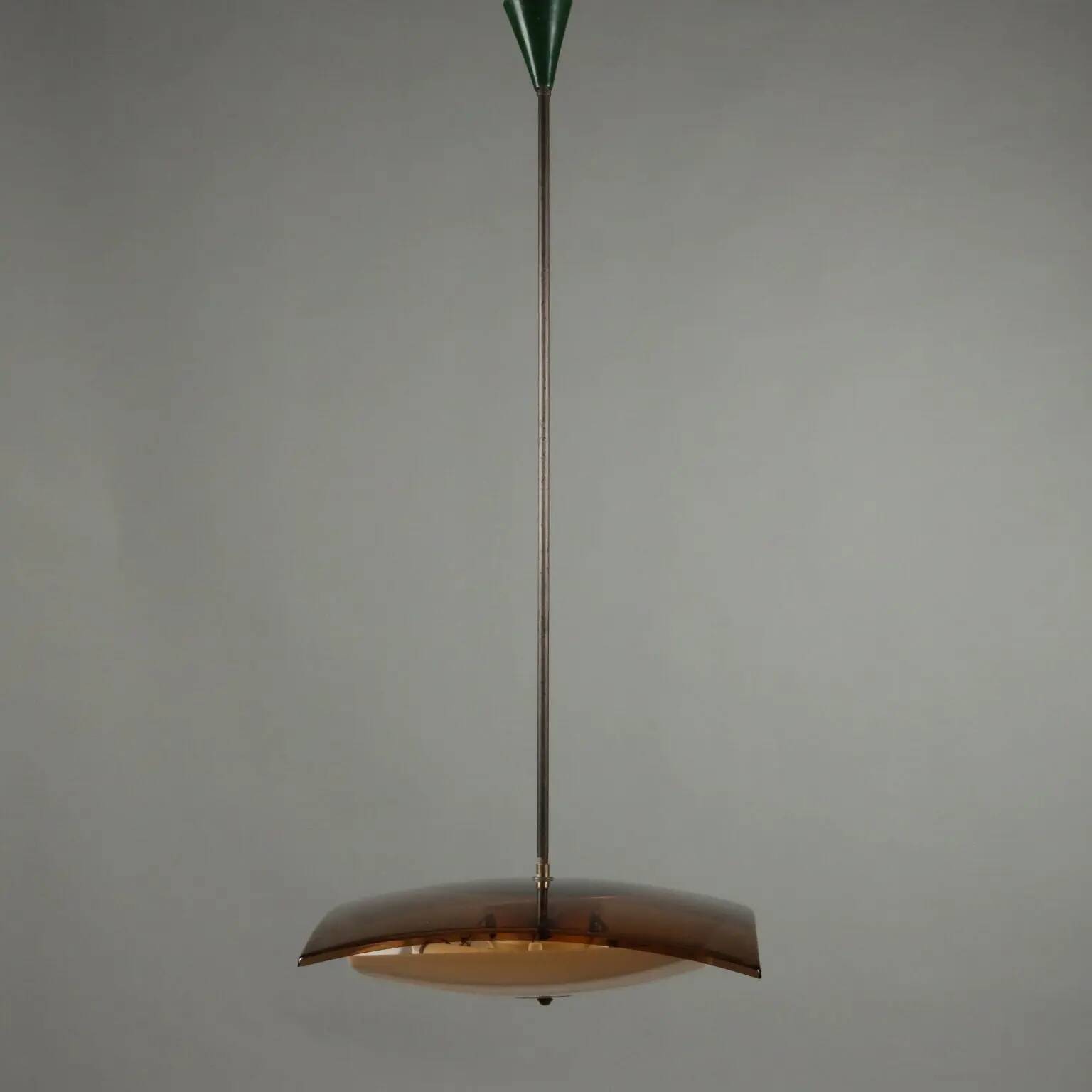 Vintage Stilux suspension from the 1960s in methacrylate.