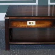 Vintage Military Coffee Table in Brass