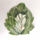 Vintage ceramic leaf cup signed Liliane