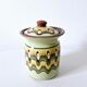 Vintage Bulgarian ceramic mustard pot Troyan