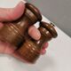 Beautiful salt and pepper set with Peugeot grinder.