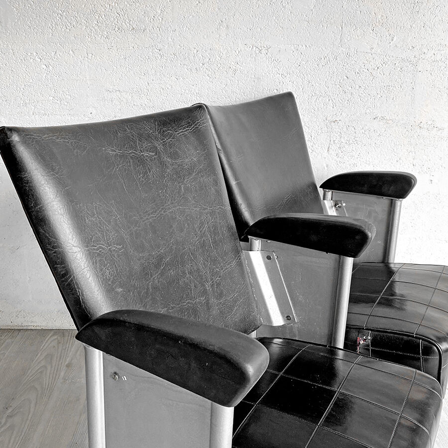 Vintage cinema bench 1960