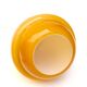 Suspension opaline jaune moutarde, années 70