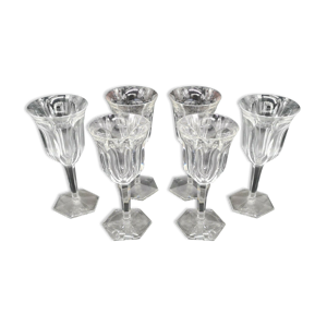 Série de 6 verres à - baccarat