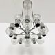 Chromed 1970s Sputnik Chandelier by Doria