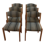 6 Scandinavian chairs from the 60s