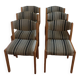 6 chaises scandinaves années 60
