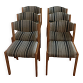 6 Scandinavian chairs from the 60s