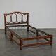 Vintage bamboo/rattan manou bed from the 70s with original spiral base