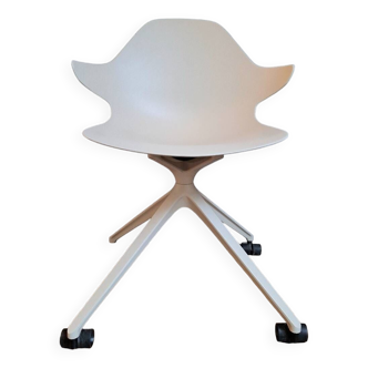 Roche bobois chaise chistera sur roulettes, fauteuil de bureau design marcello ziliani