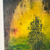 Modern abstract, "World of Depths", signed Diamanne 2009