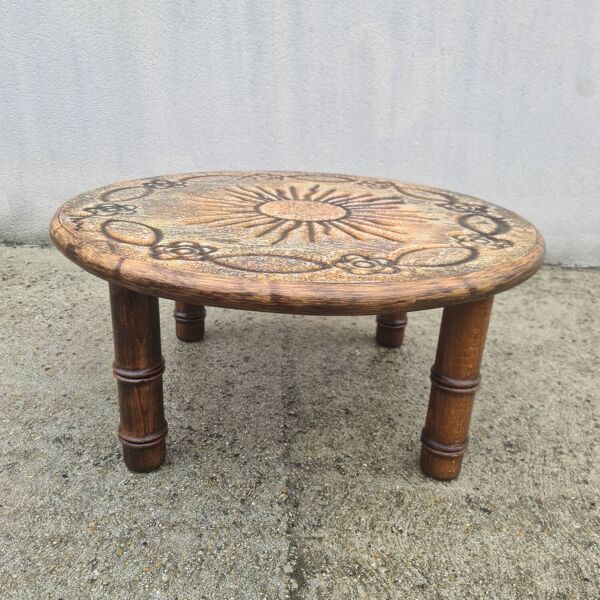 Table basse Céramique Vallauris François Chaty 1960