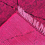 Moroccan pink berber carpet 152x274