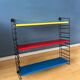 Vintage yellow, red and blue Tomado wall system - shelves - rack - unit