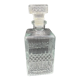 Vintage, whisky decanter, bottle, pitcher, cap, diamond decoration, spikes, 1960s, 1970s, Glass