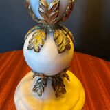 Alabaster column lamp from the 1960s