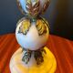 Alabaster column lamp from the 1960s