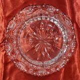 Klein Michel for Baccarat: chiseled crystal bowl circa 1950