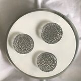 Dutch Raak ceiling light, 3 lights, 1970
