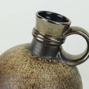1970s vase steuler-keramik model 308/20 shades of brown and metallic glaze