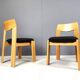 Vintage brutalist dining chairs, set of 6
