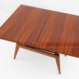 Vintage coffee table with Albert Ducrot system