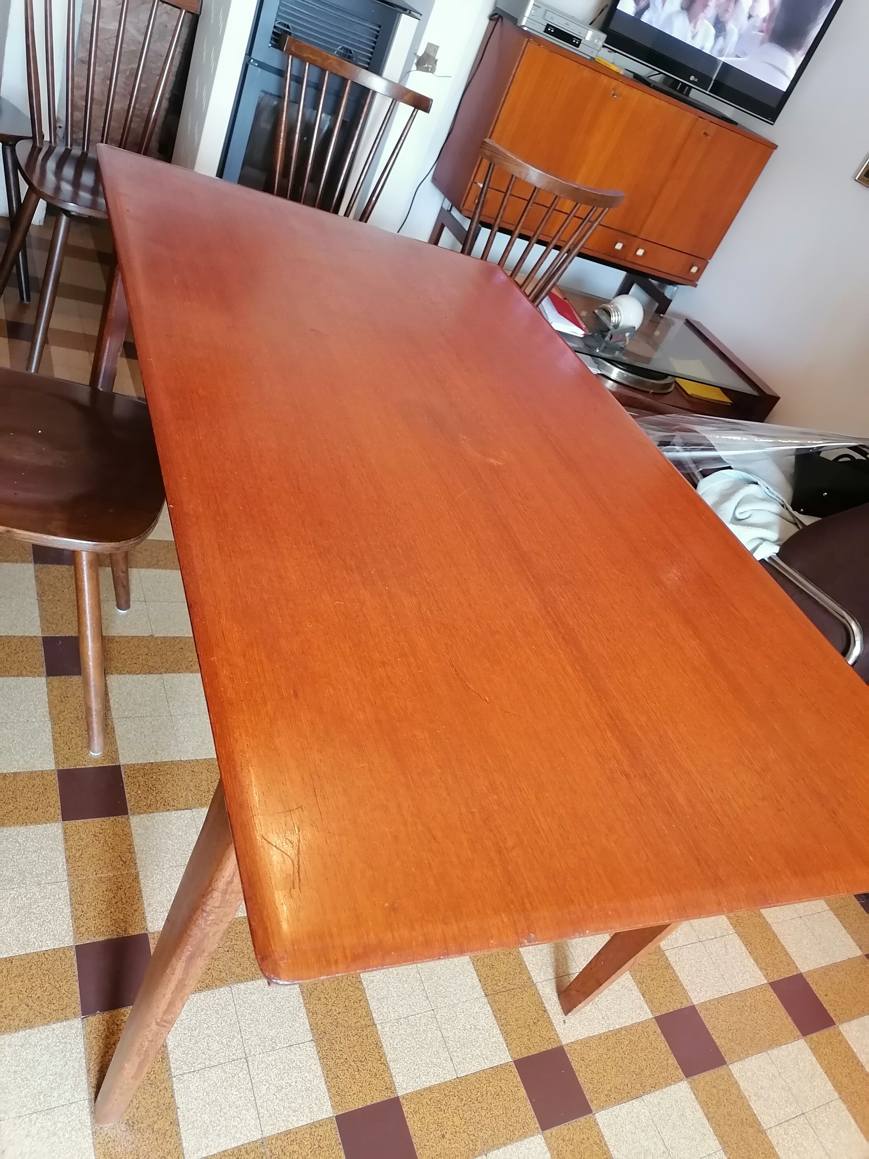 Teak 1960 scandinavian style dinning table