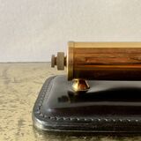 Old perpetual calendar in leather and brass