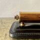 Old perpetual calendar in leather and brass