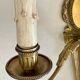 Pair of gilt bronze wall sconces circa 1910