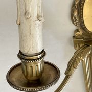 Paire d’appliques en bronze doré circa 1910
