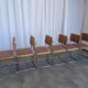 Set of 6 vintage cesca style cantilever dining chairs by bene, austria