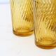 Lot de 6 verres ambrés