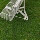 Old steel bistro bench