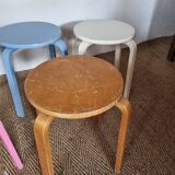 Set of 5 IKEA stools 1980