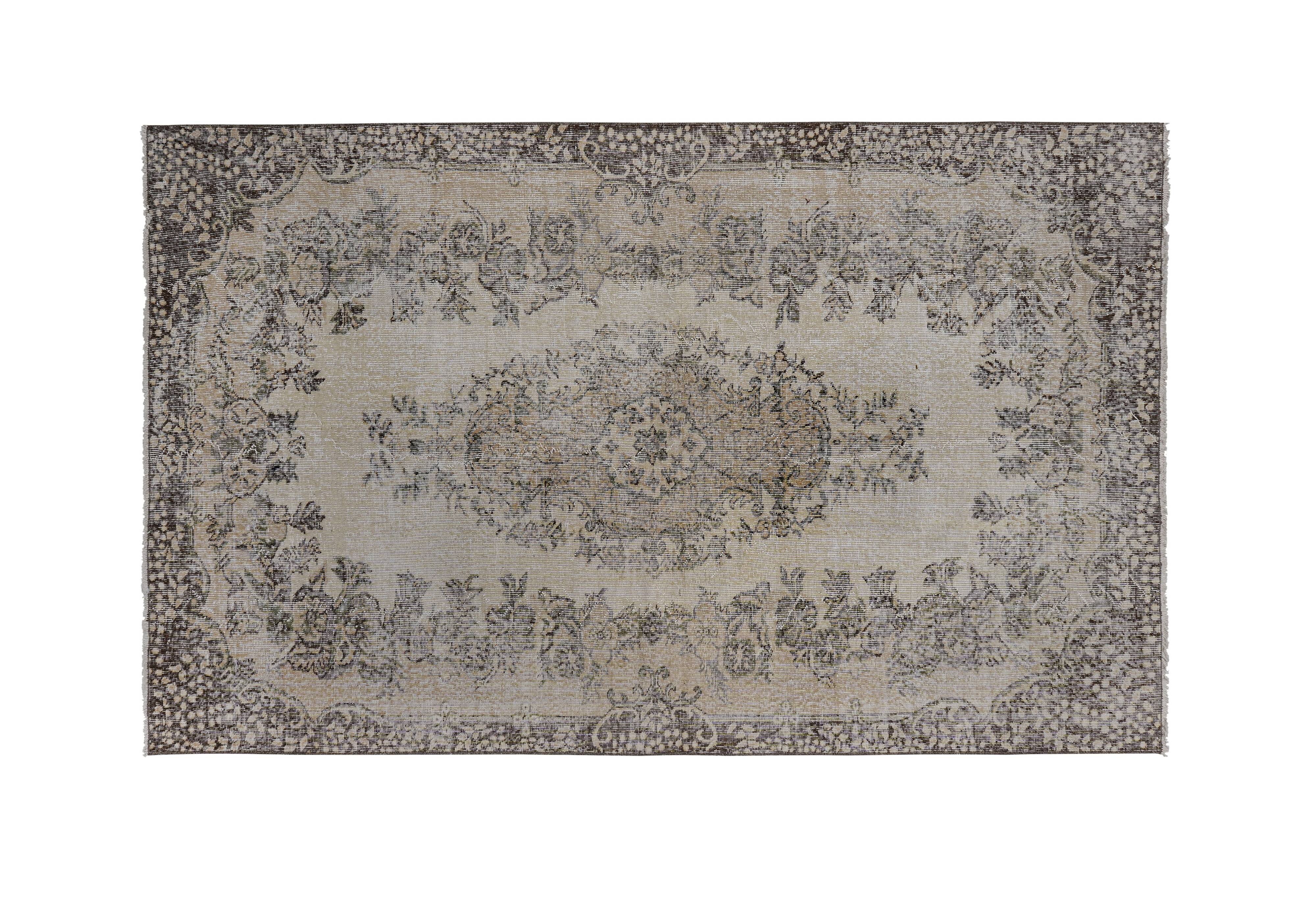 Vintage Turkish Oushak Handwoven Rug 170x270 cm