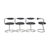 4 Cobra chairs by Giotto Stoppino, 1960