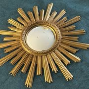 Miroir soleil œil de sorcière vintage années 1960