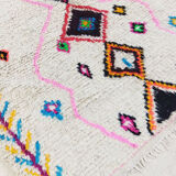 Handmade moroccan berber carpet 241 x 148 cm