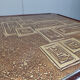 Vintage etched brass side table, 1970s