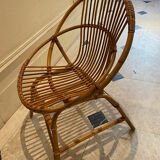 Rattan armchairs