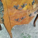 Commode ancienne style Louis XVI, plateau en marbre