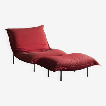 Calin lounge chair incl hocker by Pascal Mourgue for Ligne Roset, France