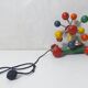 KOUVALIAS vintage wooden pull toy spoutnik multicolour balls