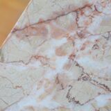 Marble and brass coffee table 60s