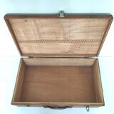 Old wooden suitcase